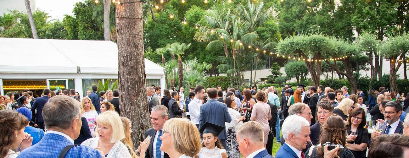 Cocktails at EU Barcelona Commencement 2019